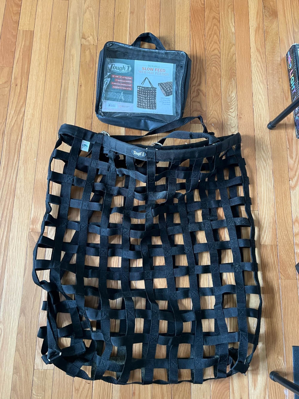 Tough1 Black Hay Feed Slow-Feed Hay Net